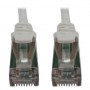 Eaton N262-S10-WH Tripp Lite Ethernet patch cable 10-ft Cat6a shielded snagless slim