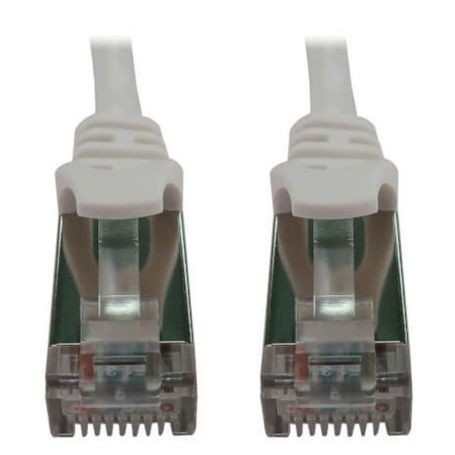 Eaton N262-S10-WH Tripp Lite Ethernet patch cable 10-ft Cat6a shielded snagless slim
