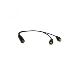 Eaton P313-001 3.5mm Stereo Audio Y-Splitter Cable Compatible Tripp Lite