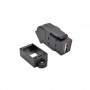 Eaton U060-000-KPA-BK USB 2.0 Keystone Panel Coupler Compatible Tripp Lite