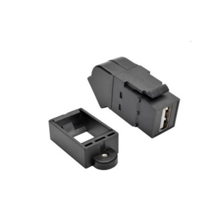 Eaton U060-000-KPA-BK USB 2.0 Keystone Panel Coupler Compatible Tripp Lite