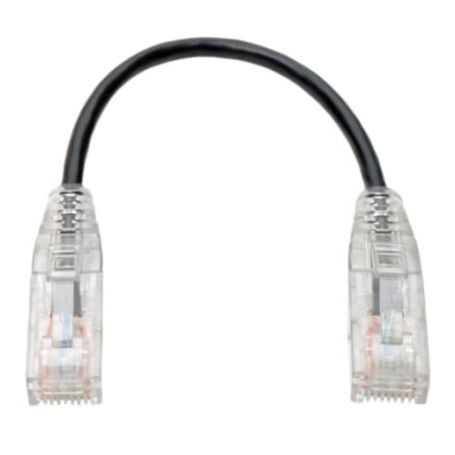 Eaton N201-S8N-BK Tripp Lite 8inch Ethernet patch cable Cat6a