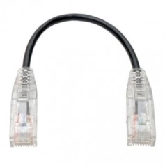 Eaton N201-S8N-BK Tripp Lite 8inch Ethernet patch cable Cat6a