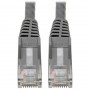 Eaton N200-006-GY Tripp Lite 6ft Ethernet patch cable Cat6a Gray