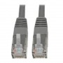Eaton N200-003-GY Tripp Lite 3ft Ethernet patch cable Cat6a Gray