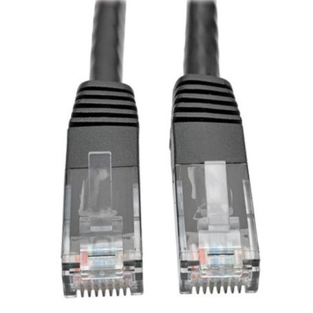 Eaton N200-007-BK Tripp Lite 7ft Ethernet patch cable Cat6 Black