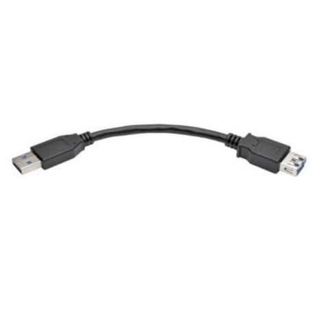 Eaton U324-06N-BK Tripp Lite 6 in USB 3.0 SuperSpeed A-to-A Extension Cable