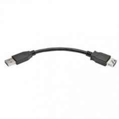 Eaton U324-06N-BK Tripp Lite 6 in USB 3.0 SuperSpeed A-to-A Extension Cable