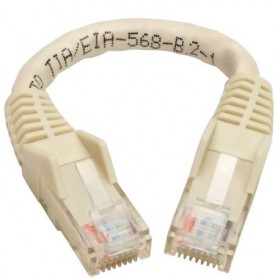 Eaton N201-06N-WH Tripp Lite 6 in Ethernet patch cable Cat6 White
