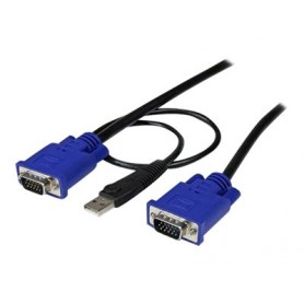 StarTech SVECONUS10 10 ft Ultra Thin USB VGA 2-in-1 KVM Cable