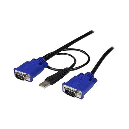 StarTech SVECONUS10 10 ft Ultra Thin USB VGA 2-in-1 KVM Cable