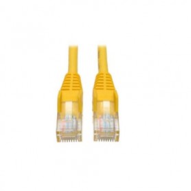 Eaton N001-001-YW Tripp Lite 1 ft Cat5e 350MHz Snagless Ethernet Cable