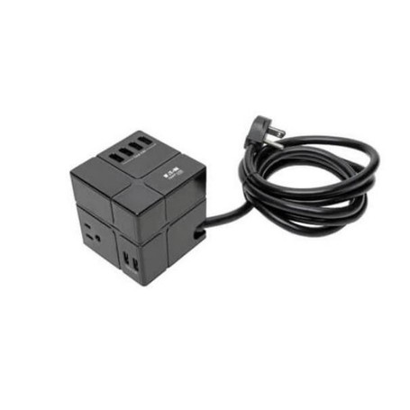Eaton TLP366CUBEUSBB Power Cube Surge Protector Compatible Tripp Lite