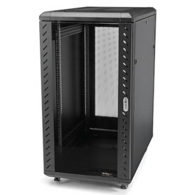 25U 36in Knock-Down Server Rack Cabinet with Casters