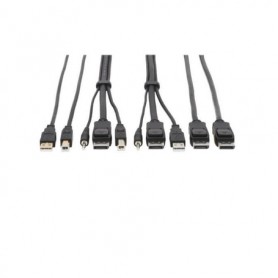 Eaton P783-010-DPU 10 ft DisplayPort KVM Cable Kit Compatible Tripp Lite