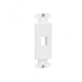 Eaton N042D-001V-WH 1-Port Keystone Center Plate Compatible Tripp Lite