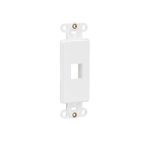Eaton N042D-001V-WH 1-Port Keystone Center Plate Compatible Tripp Lite