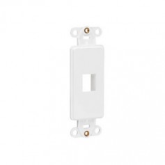 Eaton N042D-001V-WH 1-Port Keystone Center Plate Compatible Tripp Lite