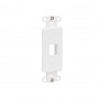 Eaton N042D-001V-WH 1-Port Keystone Center Plate Compatible Tripp Lite