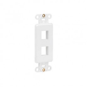 Eaton N042D-002V-WH 2-Port Keystone Center Plate Compatible Tripp Lite