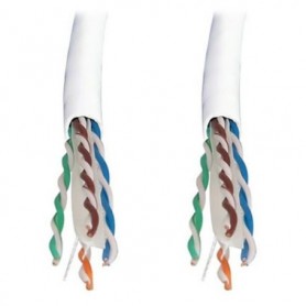 Eaton N223-01K-WH Tripp Lite 1000 foot Cat6a Ethernet Cable 10G Solid Core UTP Bulk