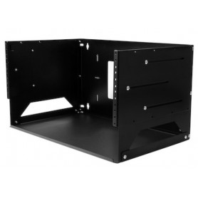 StarTech.com Wall-Mount Server Rack with Built-in Shelf - Solid Steel - 4U