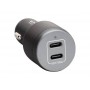 Eaton U280-C02-65W Dual-Port USB-C Car Charger compatible Tripp Lite