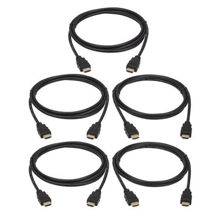 Eaton P568-006-5PK Tripp Lite 6ft HDMI High Speed HDMI Cable 5 Pack