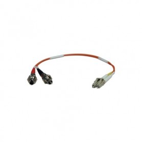 Eaton N457-001-62 Tripp Lite 1 ft LC-ST Duplex Multimode Fiber Adapter