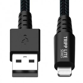 Eaton M100-001-GY-MAX Tripp Lite Heavy Duty USB A Lightning Sync Charge Cable