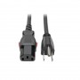 Eaton P006-L01 Tripp Lite Locking C13 Computer Power Cord