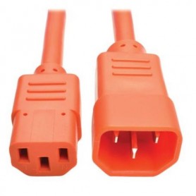 Eaton P004-002-AOR Tripp Lite 2ft PDU Power Cord C13 C14 10A 250V 18 Orange
