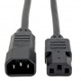 Eaton P004-003-13A Tripp Lite 3ft PDU Power Cord C13 C14 13A 250V 16 AWG