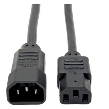 Eaton P004-008 Tripp Lite 8ft PDU Power Cord C13 C14 10A 250V 18 AWG