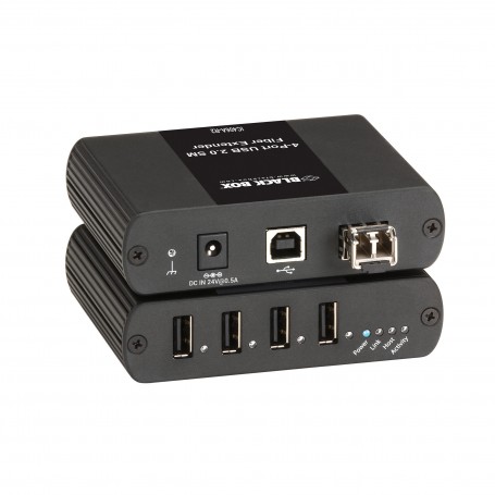Black Box IC402A-R2 2-Port CATx USB 2.0 Extender - USB Extender - Extend USB 2.0 Signals up to 328 ft