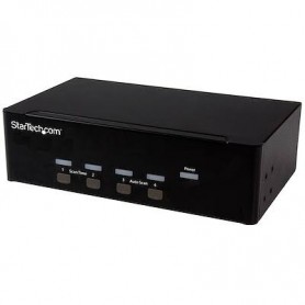StarTech.com SV431DVGAU2A 4-Port KVM Switch with Dual VGA and 2-Port USB Hub