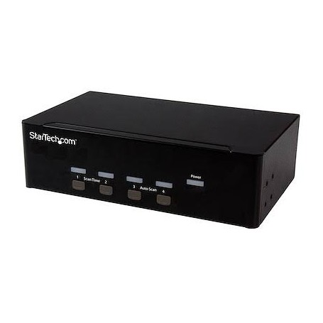 StarTech.com SV431DVGAU2A 4-Port KVM Switch with Dual VGA and 2-Port USB Hub