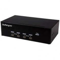 StarTech.com SV431DVGAU2A 4-Port KVM Switch with Dual VGA and 2-Port USB Hub