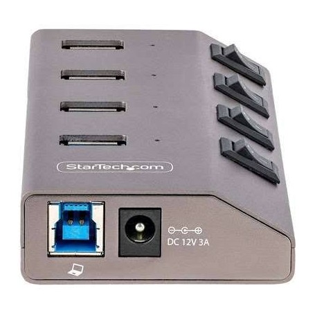 StarTech.com 5G4AIBS-USB-HUB-NA 4-Port Self-Powered USB-C Hub with Individual On/Off Switches