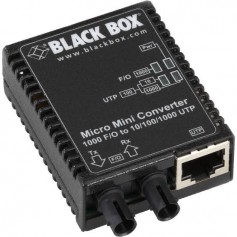 Black Box LGC135A-R3 MultiPower Miniature GigE Fiber Media Converter