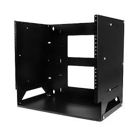 StarTech.com Wall-Mount Server Rack with Built-in Shelf - Solid Steel - 4U
