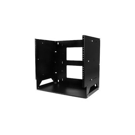 StarTech.com Wall-Mount Server Rack with Built-in Shelf - Solid Steel - 4U