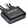 Black Box KV62-CBL 2 Port 4K60 Displayport Cable KVM Switch
