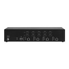 Black Box KVS4-2004V NIAP4 Secure KVM Switch, 4-Port, Dual Head, DP