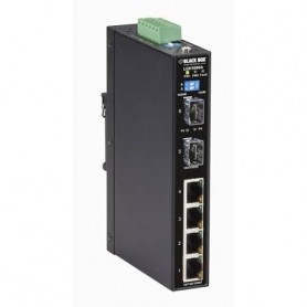 Black Box LGH1006A 6-Port Gigabit Ethernet Extreme Temperature Switch