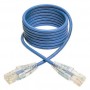 Tripp Lite N201-S05-BL 5ft Cat6 Gigabit Snagless Molded Slim UTP Patch Cable RJ45 M/M Blue