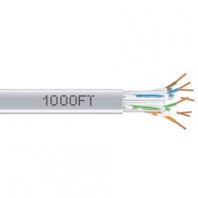 Black Box EYN877B-PB-1000 Giga true 550 CAT6 Bulk PLN Gray 1000FT