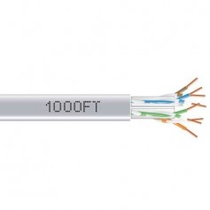 Black Box EYN877B-PB-1000 1000FT CAT6 Bulk Plenum Cable Gray