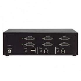 Black Box KVS4-2008D NIAP4 Secure KVM Switch 8 Port Dual Head DVI