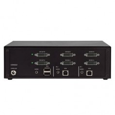 Black Box KVS4-2008D NIAP4 Secure KVM Switch 8 Port Dual Head DVI